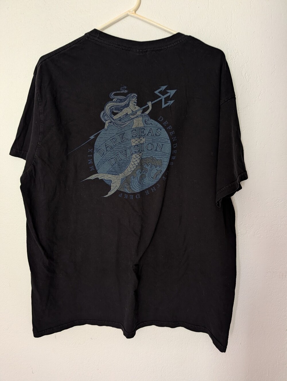 Dark Seas Division Men's Mermaid Graphic Crew Neck Short Sleeve T-Shirt XL